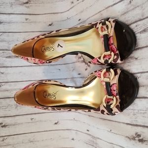 GUC Carlos Santana Satin Heels